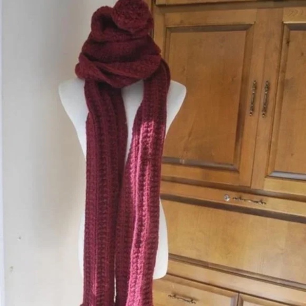 VINTAGE Abercrombie Fitch scarf hat ski New rare Y2K wool